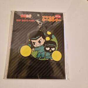 Yu Yu Hakusho x Sanrio Yusuke Urameshi Bad Badz Maru Acrylic Key Chain Anime